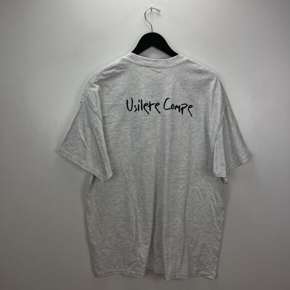 Vintage Y2K Kenya Flag T-Shirt Hanes Beefy XL Gray Map Graphic Usilete Compe - Picture 13 of 16